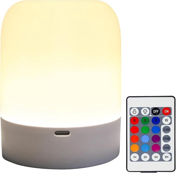 Night Light for Baby Nursery 13 Colors Bedside Touch Sensor Night Lamps for Kids