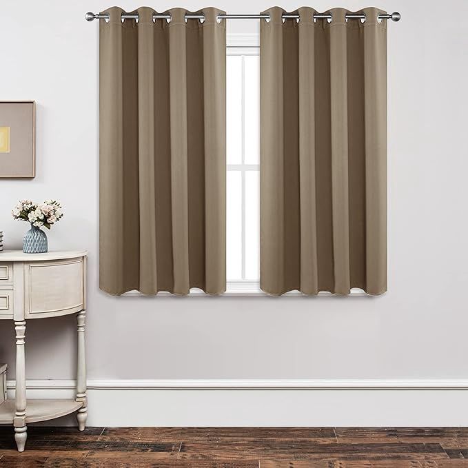 Joydeco Blackout Curtains 54 Inch Length 2 Panels Set