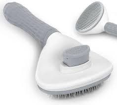 Dog &amp; Cat Brush, Soft Self Cleaning Slicker Brush, Skin-Friendly Upgraded Dog Brush