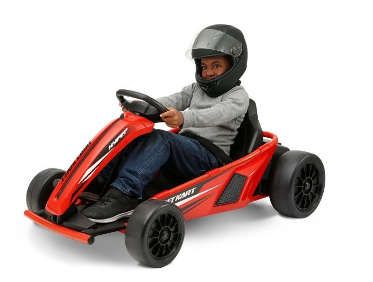Hyper Toys 24V Drifting Go Kart Ride On for Kids, Red MSRP $398.00