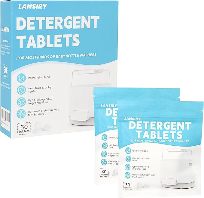 Bottle Washer Tablets, Detergent Tablets for Momcozy Baby Brezza Papablic Bottle