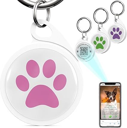 QR Code Dog Tag, Smart Pet ID Tags, Waterproof Dog ID Tag for Kids, Pets, Bags 3pk QR Code Dog Tag, Smart Pet ID Tags, Waterproof Dog ID Tag for Kids, Pets, Bags 3pk