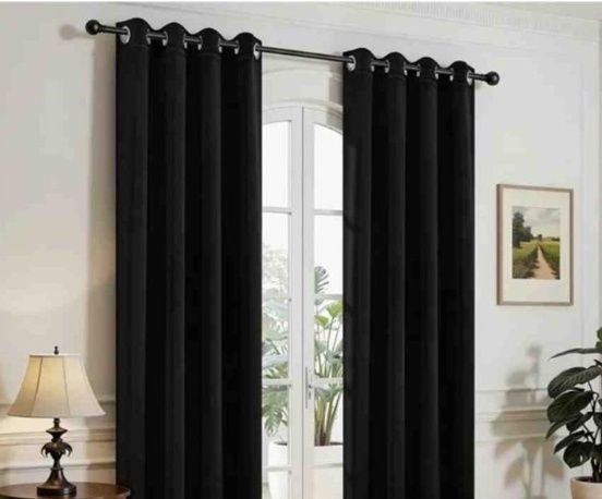Joydeco Blackout Curtains , 2 Panels, W52 x L84 Inch