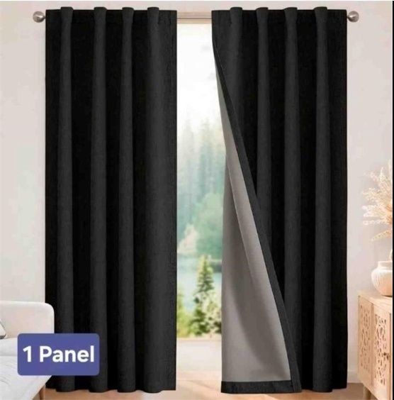 Joydeco Blackout Curtains for Bedroom - 100% Light Blocking 1 Panels 100"W x 108"L