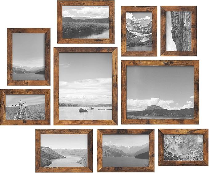SONGMICS Picture Frames, Collage Picture Frames Set of 10
