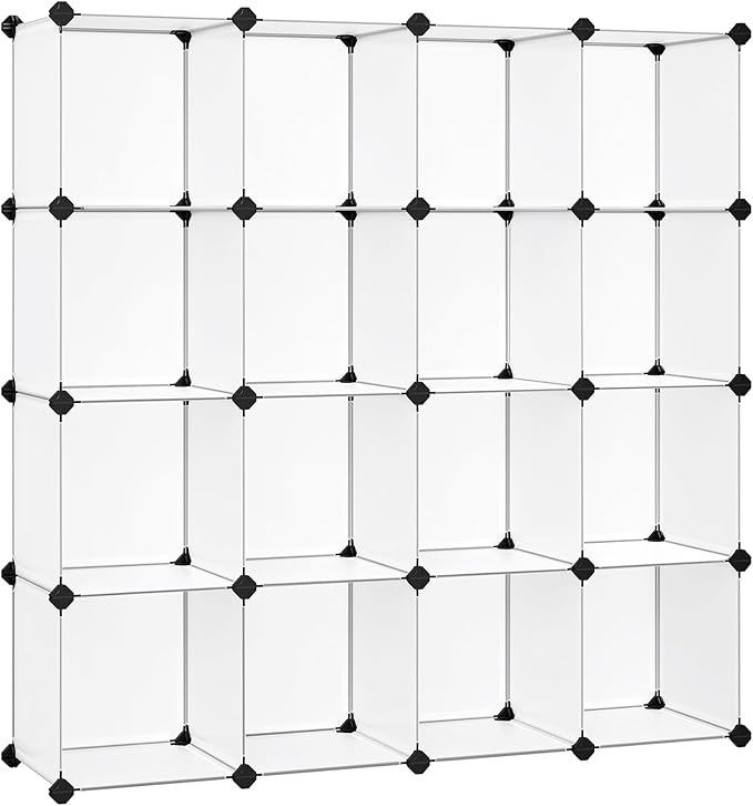 SONGMICS Cube Storage Organizer, 16 Cube Closet Organizers