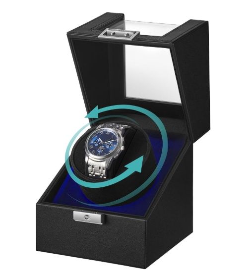 SONGMICS Automatic Single Watch Winder Box with Quiet Motor, for Automatic Watches SONGMICS Automatic Single Watch Winder Box with Quiet Motor, for Automatic Watches