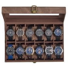 SONGMICS Watch Box, 12-Slot Watch Case SONGMICS Watch Box, 12-Slot Watch Case