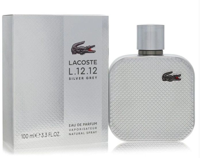 Lacoste Eau de Lacoste L.12.12 Silver Grey Eau de Parfum by Lacoste 125ml Lacoste Eau de Lacoste L.12.12 Silver Grey Eau de Parfum by Lacoste 125ml