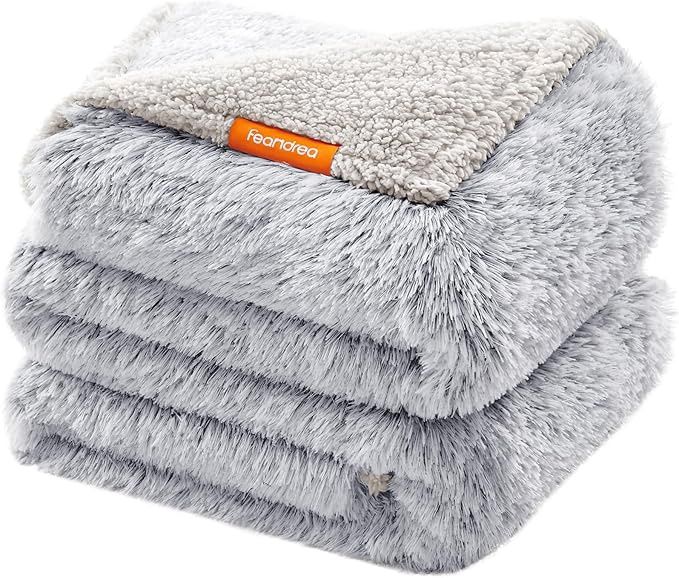 Feandrea Waterproof Dog Blanket, Long Plush Pet Blanket 203 x 152 cm