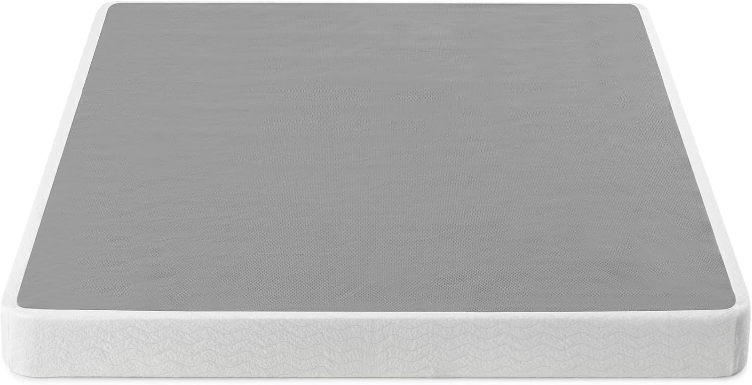 Zinus Full Size Box Spring – 5 Inch Low Profile Metal Smart Box Spring