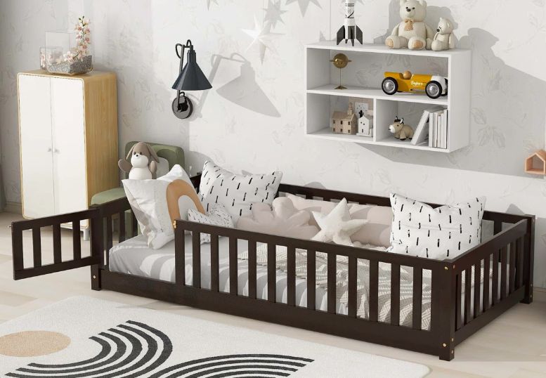 Floor Bed With Fence And Door MSRP $459.99