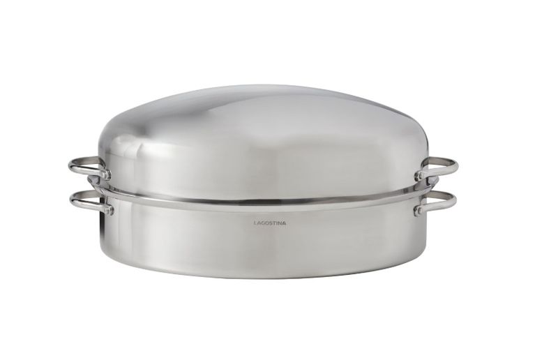 Lagostina Stainless Steel Roaster w/ Removable Rack