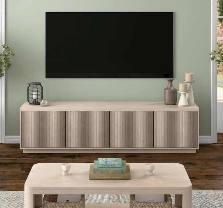 Hanson Denilah Rectangular TV Stand for TV's up to 85" MSRP $509.00