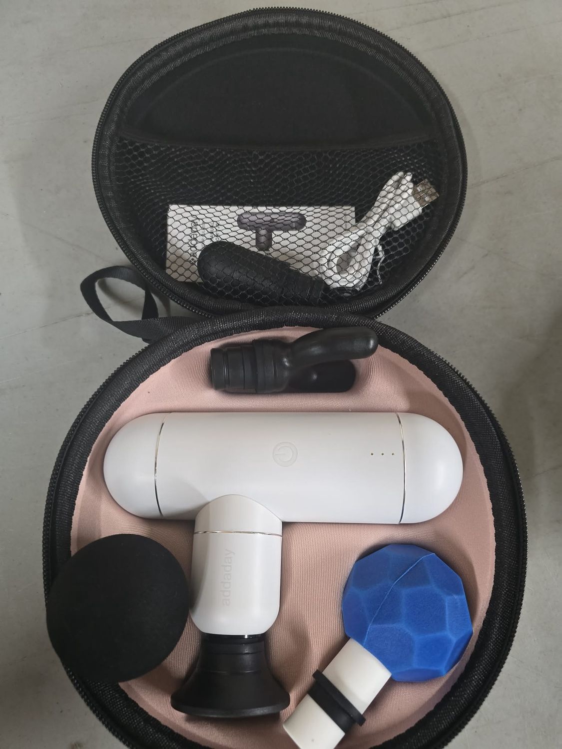 ADDADAY Muscle Message Gun with different Message Tips, charger and & Carrying case ADDADAY Muscle Message Gun with different Message Tips, charger and & Carrying case