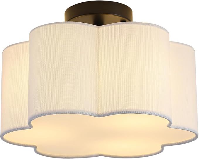 Modern 3-Light Close to Ceiling Lights, Semi Flush Mount Ceiling Light Fixtures
