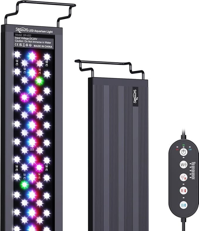 SEAOURA WRB LED Aquarium Light with Timer for 75-90cm Freshwater Fish Tank SEAOURA WRB LED Aquarium Light with Timer for 75-90cm Freshwater Fish Tank