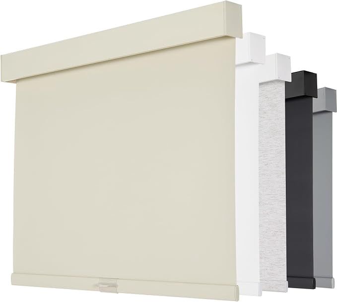Persilux Cordless Blackout Roller Shades Beige 34" W x 64" H Persilux Cordless Blackout Roller Shades Beige 34" W x 64" H