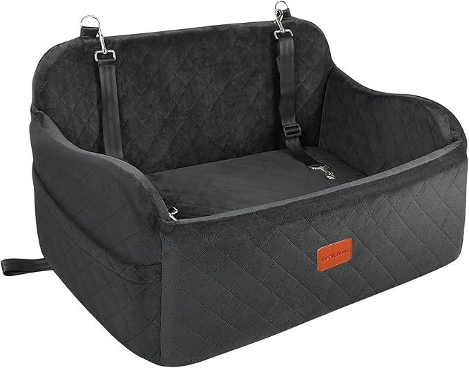 Lealchum Dog Car Seat for Medium/Large Dogs,2 Clip-On Safety Leashs for 2 Small Dogs Lealchum Dog Car Seat for Medium/Large Dogs,2 Clip-On Safety Leashs for 2 Small Dogs