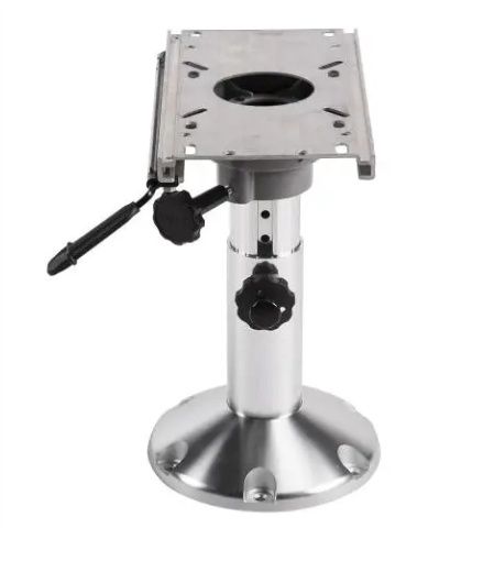 Boat Seat Pedestal - 12"-18" Adjustable Height; 9" Diameter Post - WIS8WP21-374