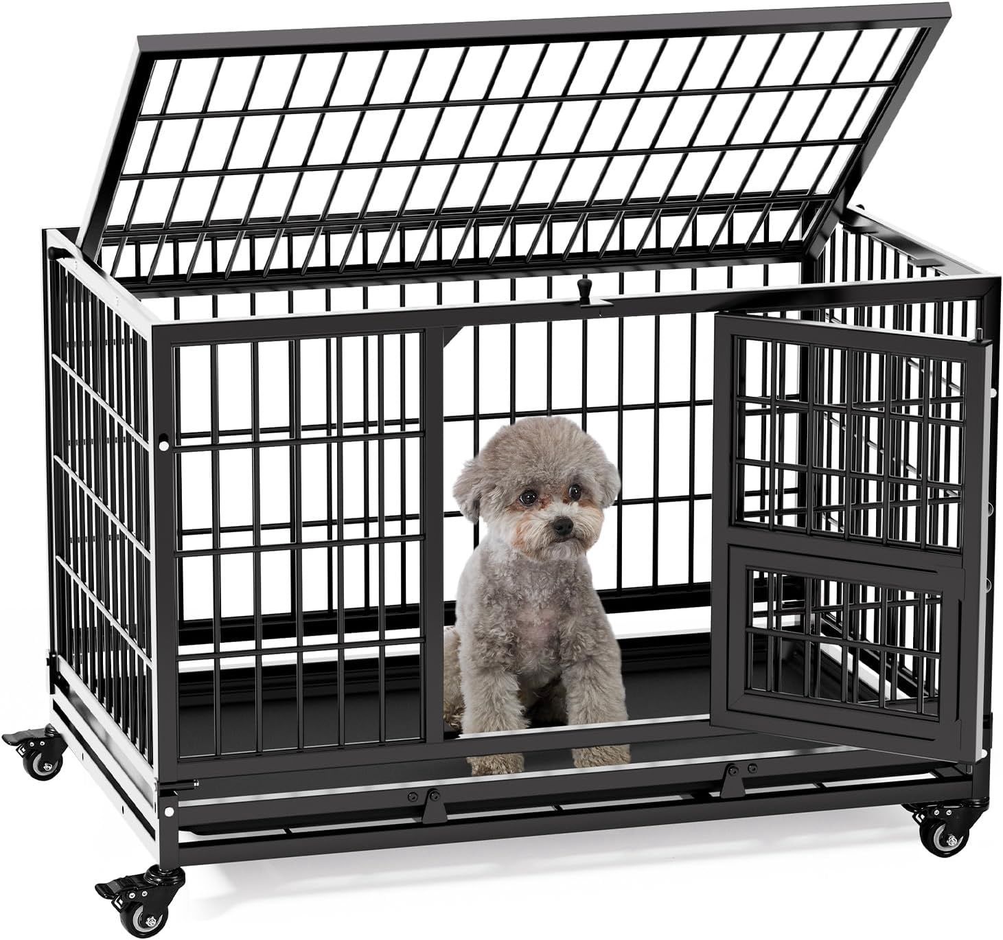 Pet 32 Inch Heavy Duty Dog Crate Pet 32 Inch Heavy Duty Dog Crate