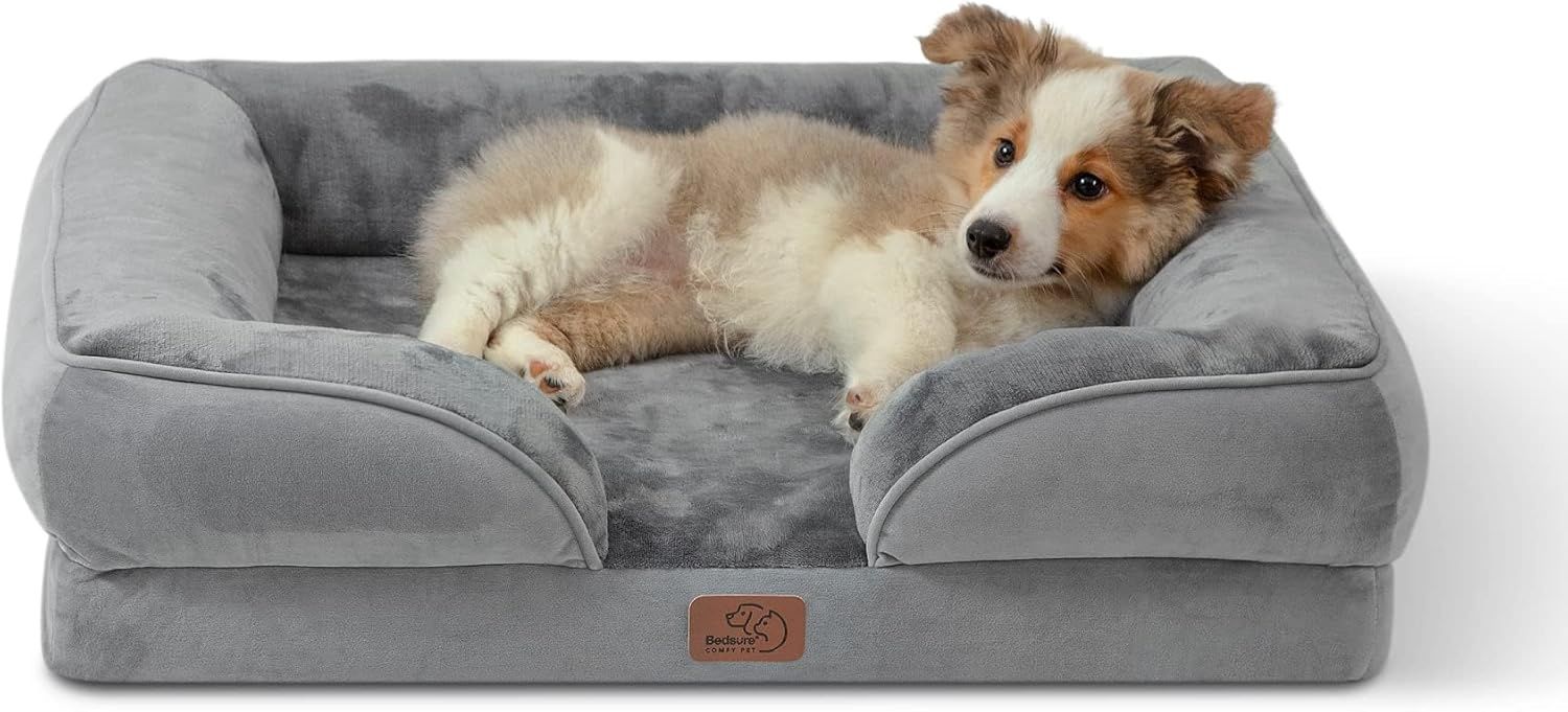 Bedsure Orthopedic Dog Bed Medium Size Dogs