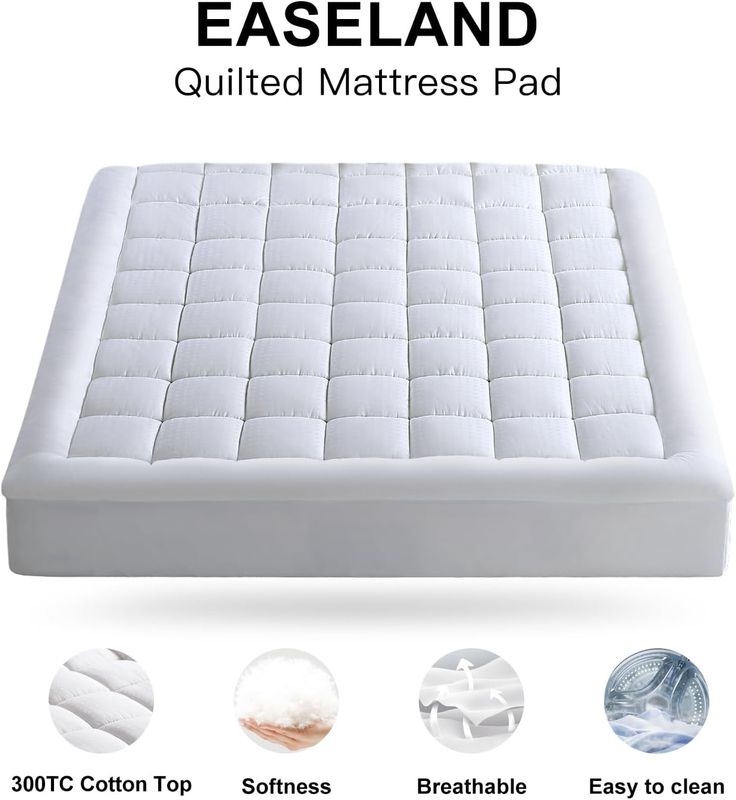 EASELAND King Mattress Pad