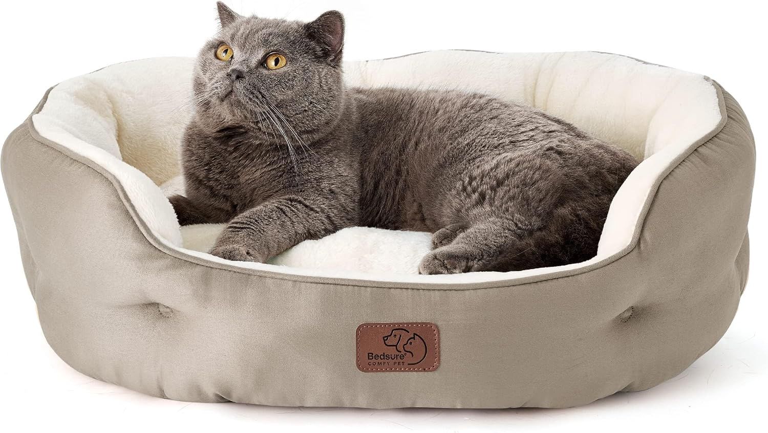 Bedsure Small Dog Bed Washable