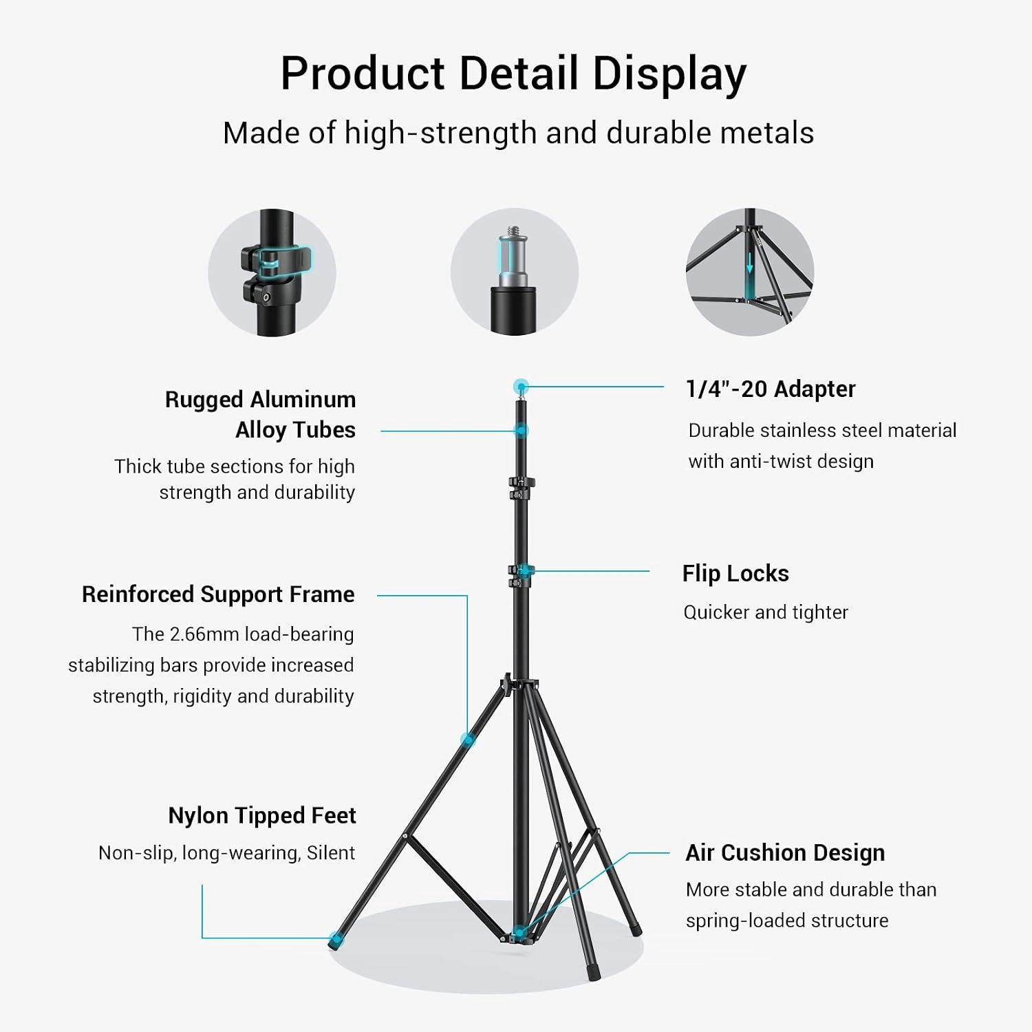 Photography Light Stand 110"/9.2ft/280cm