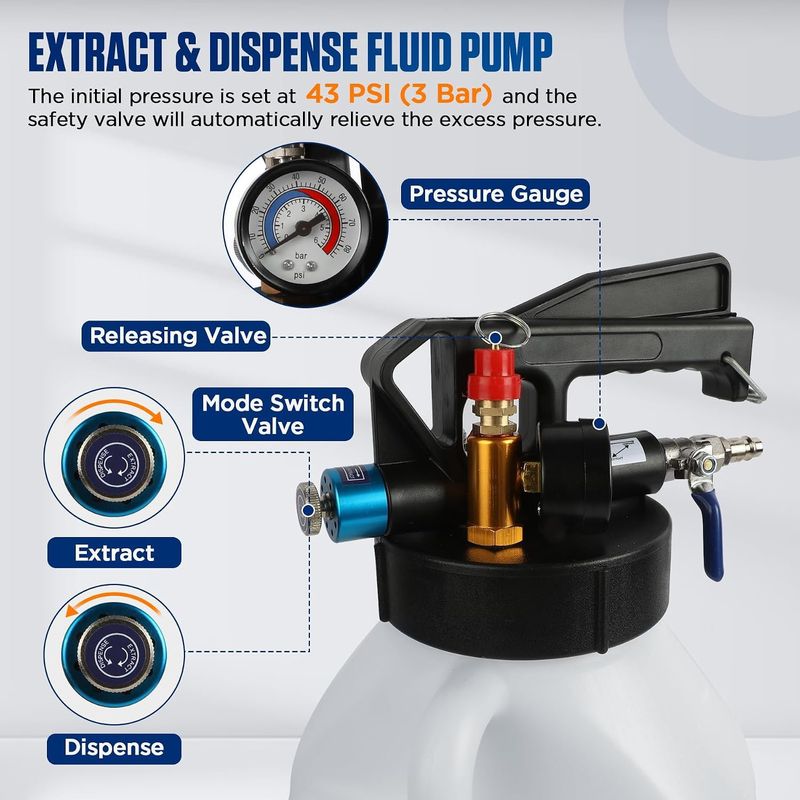 8L Transmission Fluid Pump and 26PCS Automatic Transmission Fluid ATF Filler Adapters 8L Transmission Fluid Pump and 26PCS Automatic Transmission Fluid ATF Filler Adapters