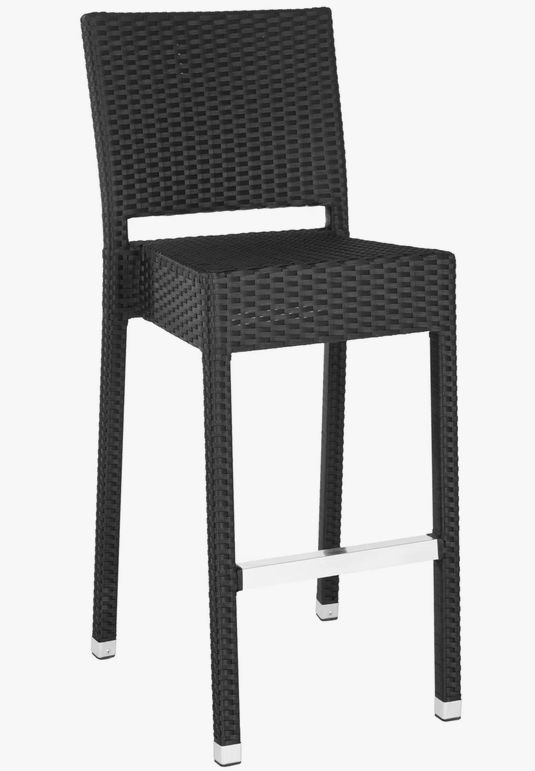 Ghent Wicker Outdoor Stool (MSRP $379.99)