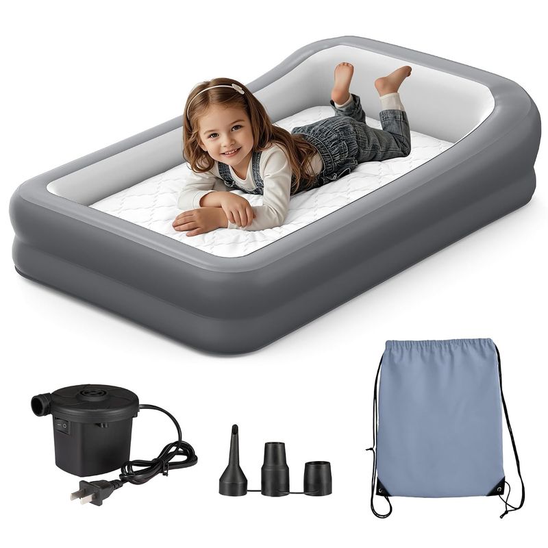 GloTika Toddler Travel Bed - Inflatable Kids Air Mattress GloTika Toddler Travel Bed - Inflatable Kids Air Mattress