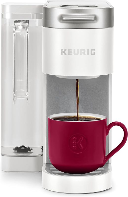 (WHITE) K-Supreme Single Serve K-Cup Pod Coffee Maker
