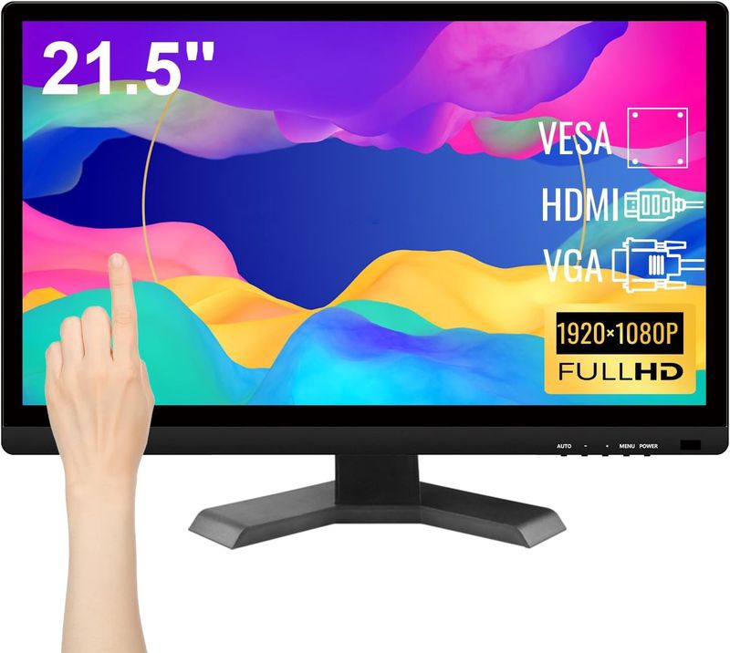 Touchscreen Monitor 21.5 Inch Full HD 1920x1080P Touchscreen Monitor 21.5 Inch Full HD 1920x1080P