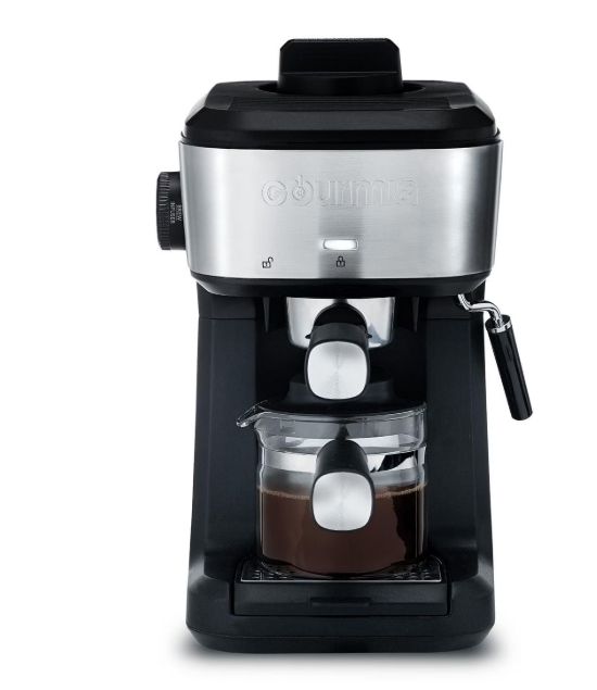 Gourmia 4-Shot Steam Espresso Maker with Frothing Wand- GCM4210 Gourmia 4-Shot Steam Espresso Maker with Frothing Wand- GCM4210