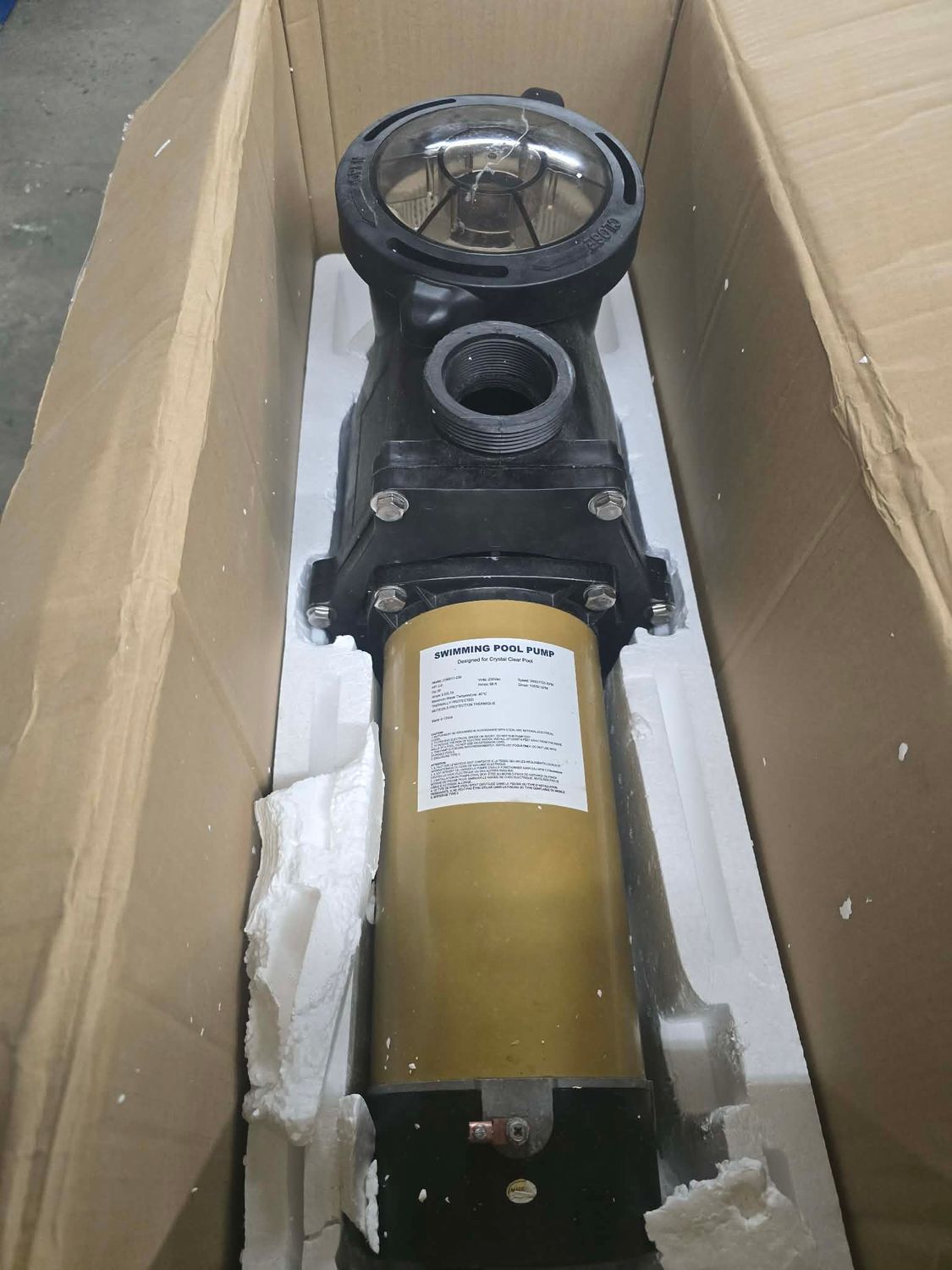 2.0 HP Dual-Speed Swimming Pool Pump – 230V