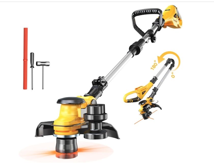3 in 1 String Trimmer Compatible with Dewalt 20V (Tool Only), MtiolHig Cordless 3 in 1 String Trimmer Compatible with Dewalt 20V (Tool Only), MtiolHig Cordless