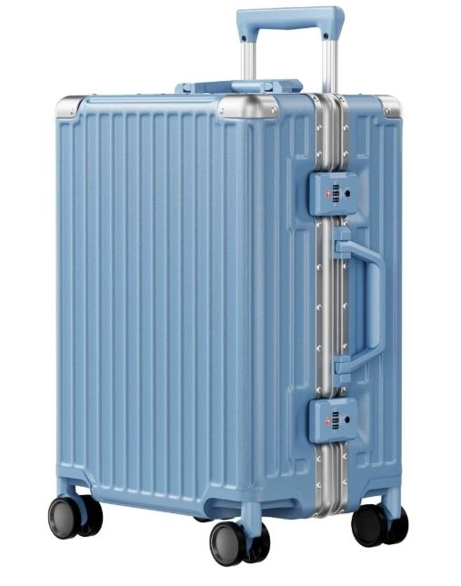 AnyZip Luggage PC+ABS Aluminum Frame Zipperless Checked Luggage 20" AnyZip Luggage PC+ABS Aluminum Frame Zipperless Checked Luggage 20"