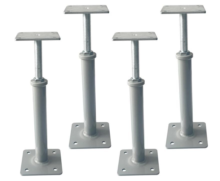 4 Pack Adjustable House Jacks, 11.8"-16" Screw Jack Post | 8800 Lbs Capacity Each 4 Pack Adjustable House Jacks, 11.8"-16" Screw Jack Post | 8800 Lbs Capacity Each