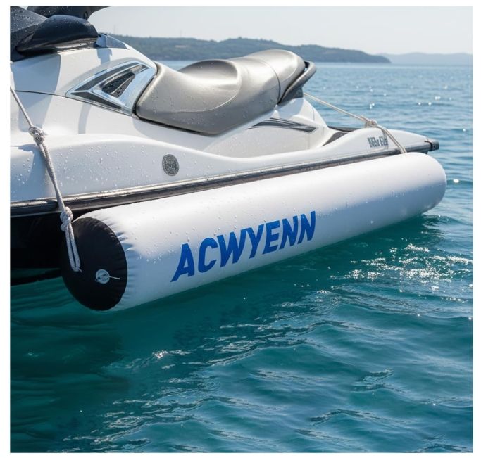 6FT/10FT Inflatable Boat Bumpers for Docking, Large Inflatable Boat Dock Fenders