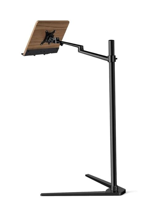 Height Adjustable Floor Book Stand with Wood Platform,Laptop Stand Height Adjustable Floor Book Stand with Wood Platform,Laptop Stand