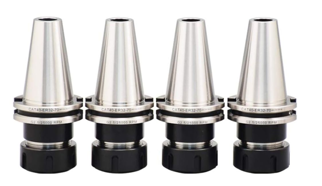 Precision CAT40-ER32-70 Tool Holder Precision Balanced G2.5/25000 RPM 8pc Precision CAT40-ER32-70 Tool Holder Precision Balanced G2.5/25000 RPM 8pc