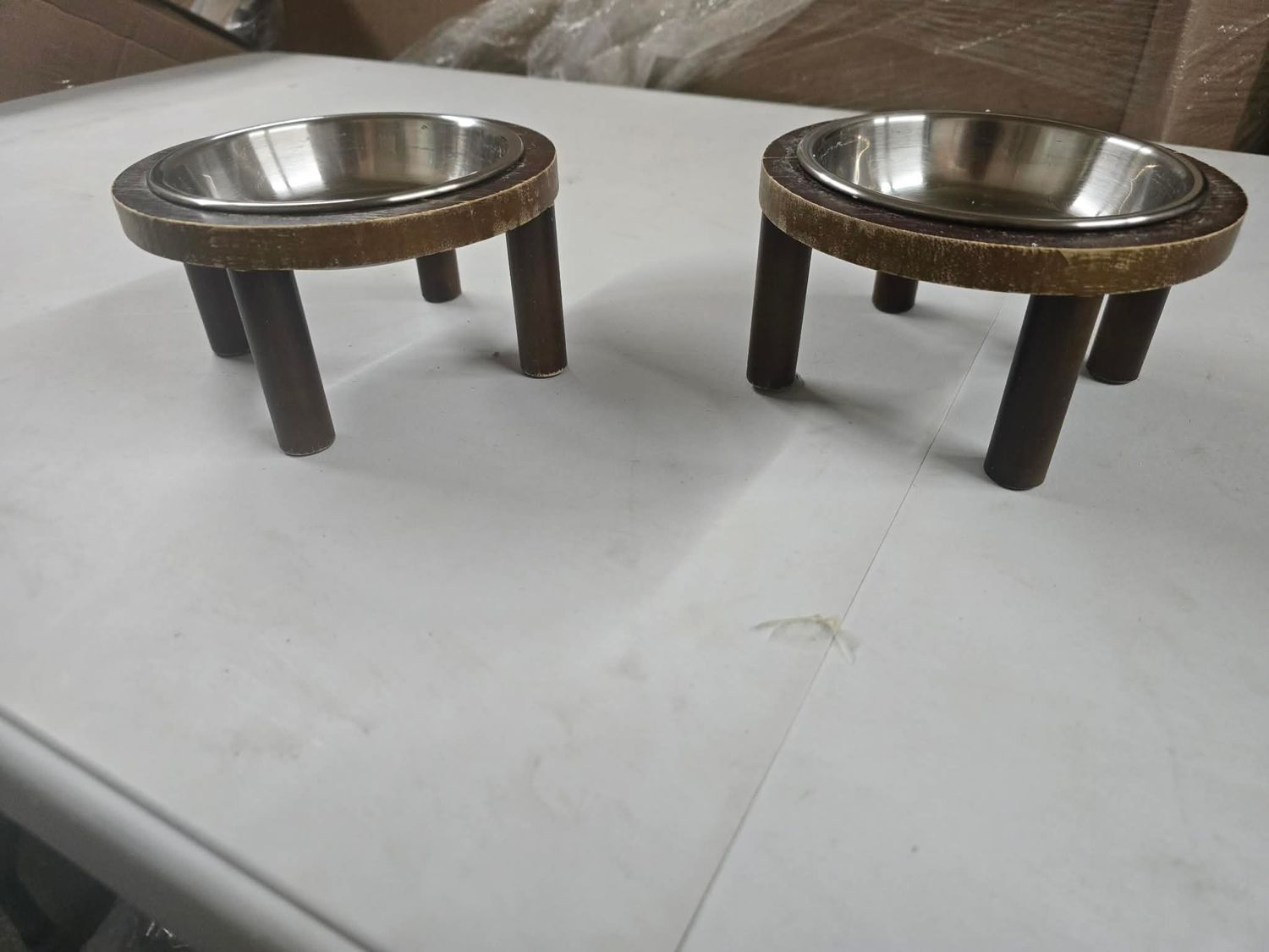 Elevated feeding dish 7" Round x 3.5" Tall 2pc Elevated feeding dish 7" Round x 3.5" Tall 2pc