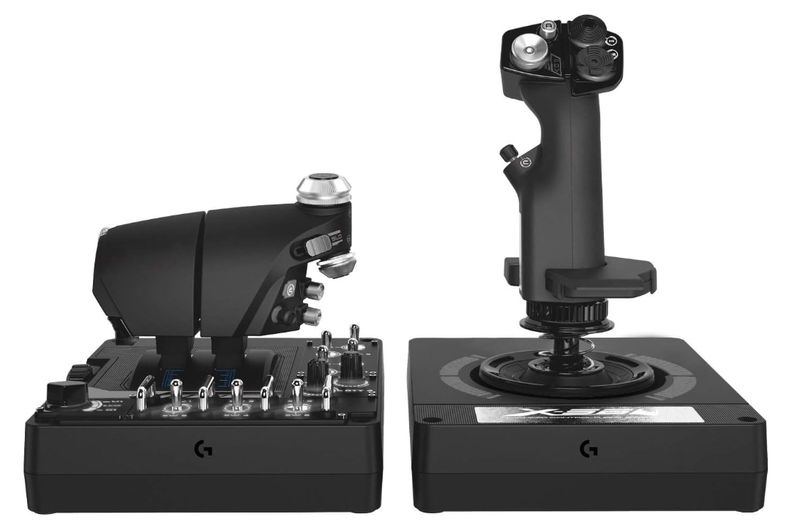 Logitech G X56 H.O.T.A.S Throttle and Joystick Flight Simulator - Black Logitech G X56 H.O.T.A.S Throttle and Joystick Flight Simulator - Black
