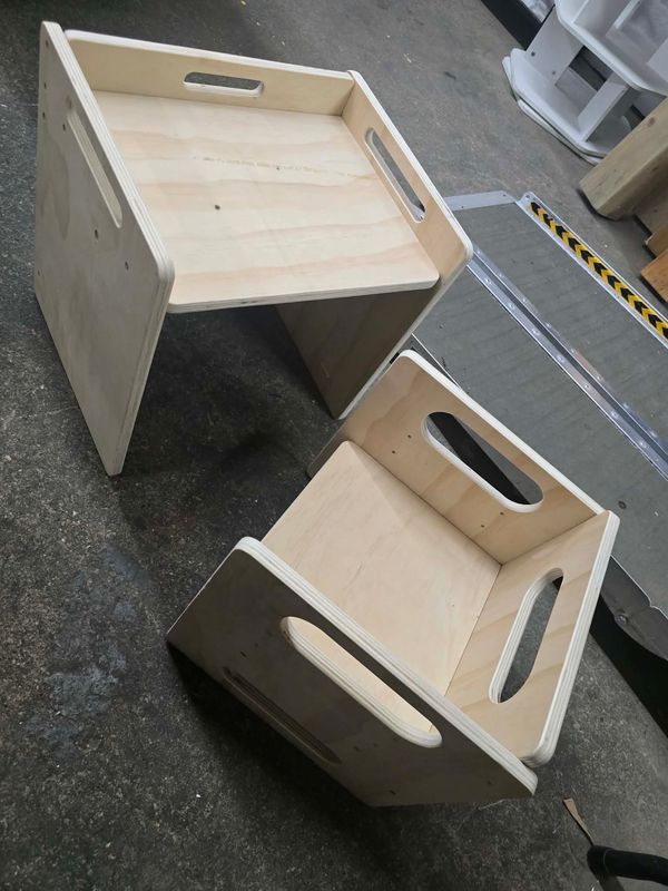 Montessori Wooden Table & Chair Set Montessori Wooden Table & Chair Set