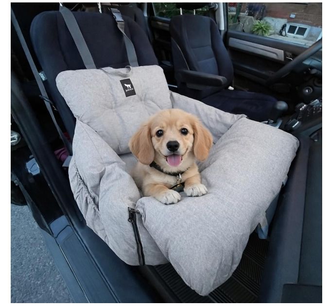 JACKO & CO – Premium Dog Car Seat – Safe & Cozy Travel Bed Carrier for Small Dogs JACKO & CO – Premium Dog Car Seat – Safe & Cozy Travel Bed Carrier for Small Dogs