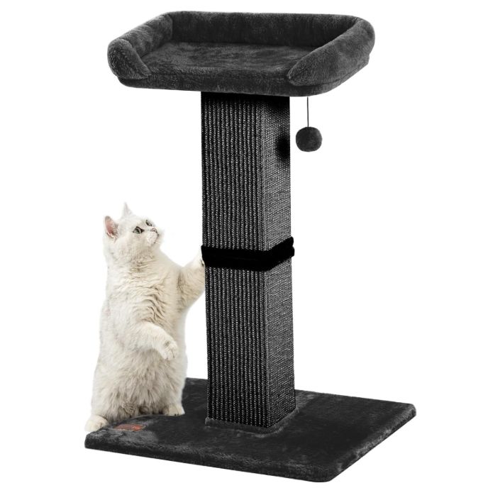 Karolpar 32" Cat Scratching Post with Perch for Indoor Cats Adults Karolpar 32" Cat Scratching Post with Perch for Indoor Cats Adults