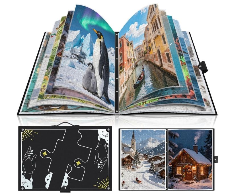 1000 Pieces Puzzle Binder Folder with 26 Pockets