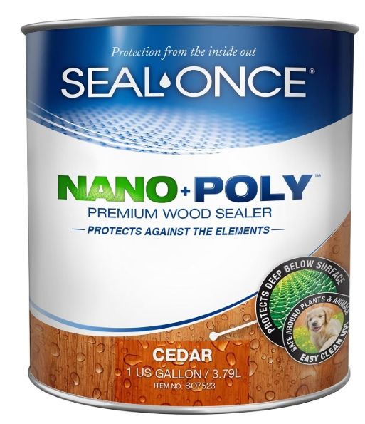 SEAL-ONCE Nano+Poly Wood Sealer and Waterproofer SEAL-ONCE Nano+Poly Wood Sealer and Waterproofer