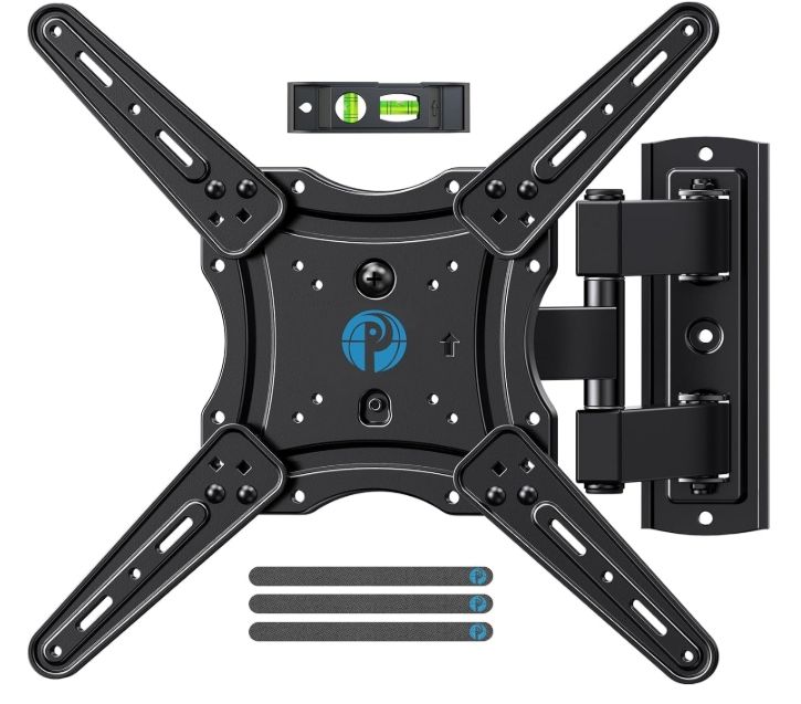Pipishell Full Motion TV Wall Mount for 26-65 Inch Flat Curved Screen TVs